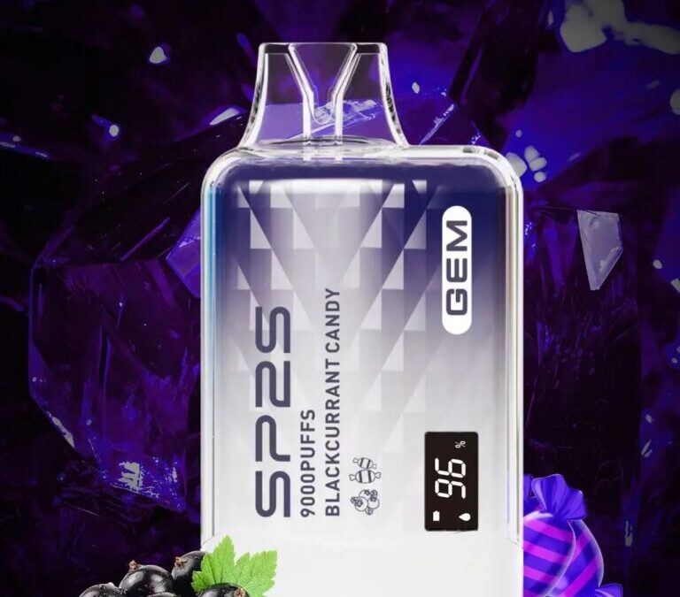 sp2s 9000口一次性電子煙黑加侖糖果口味長效大容量 | 多種口味