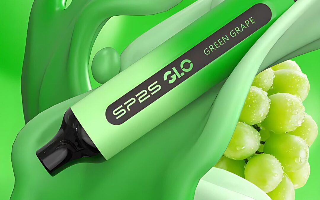 2026-SP2S GLO 7000口一次性電子煙熱門煙彈-冰爽青提口味